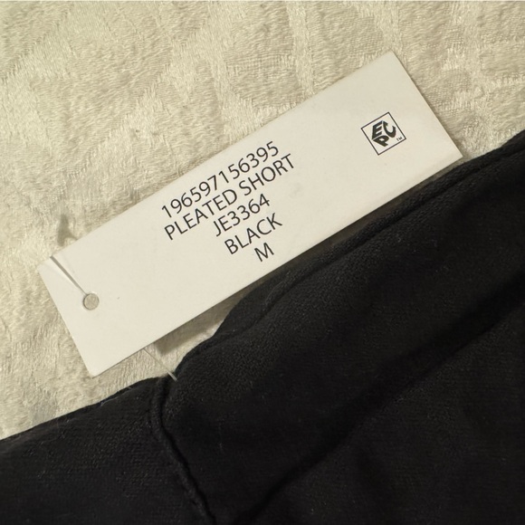 NWT Joie black Pleated Short Cotton Linen blend 4 Pockets High rise - Picture 8 of 9